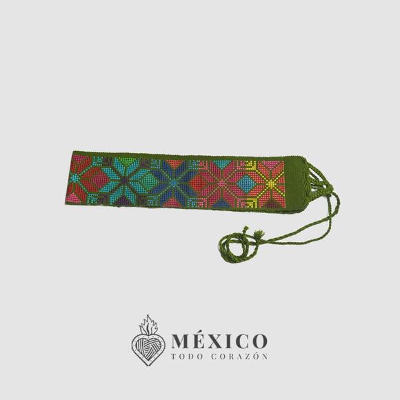 Mexican Folkloric belt day of the dead 5 de Mayo colorfull mexico todo corazon - Picture 5 of 6